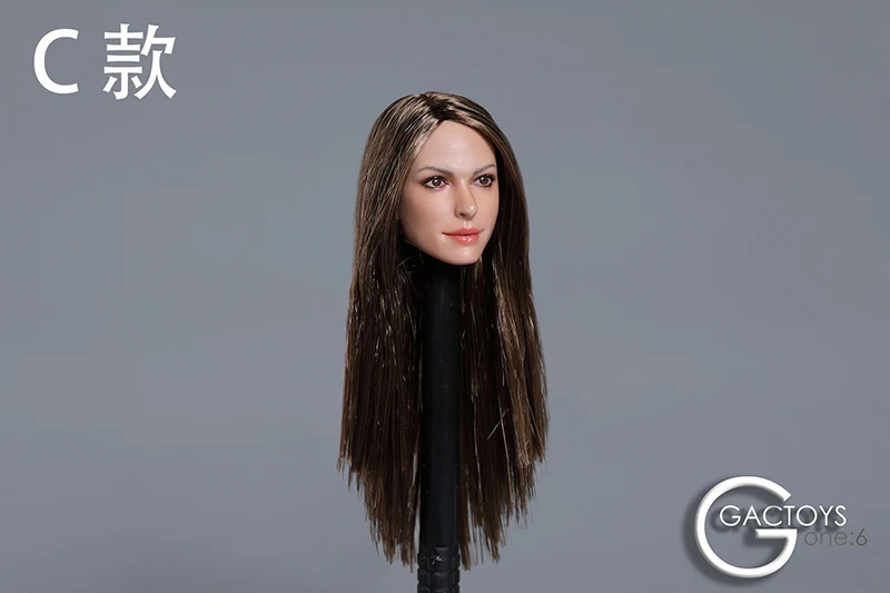 GACTOYS GC024 1/6 женский фильм звезда голова резьба Скульптура девушка голова спелемент подходит для 12 дюймов женский Phicen бледный цвет фигуры тела