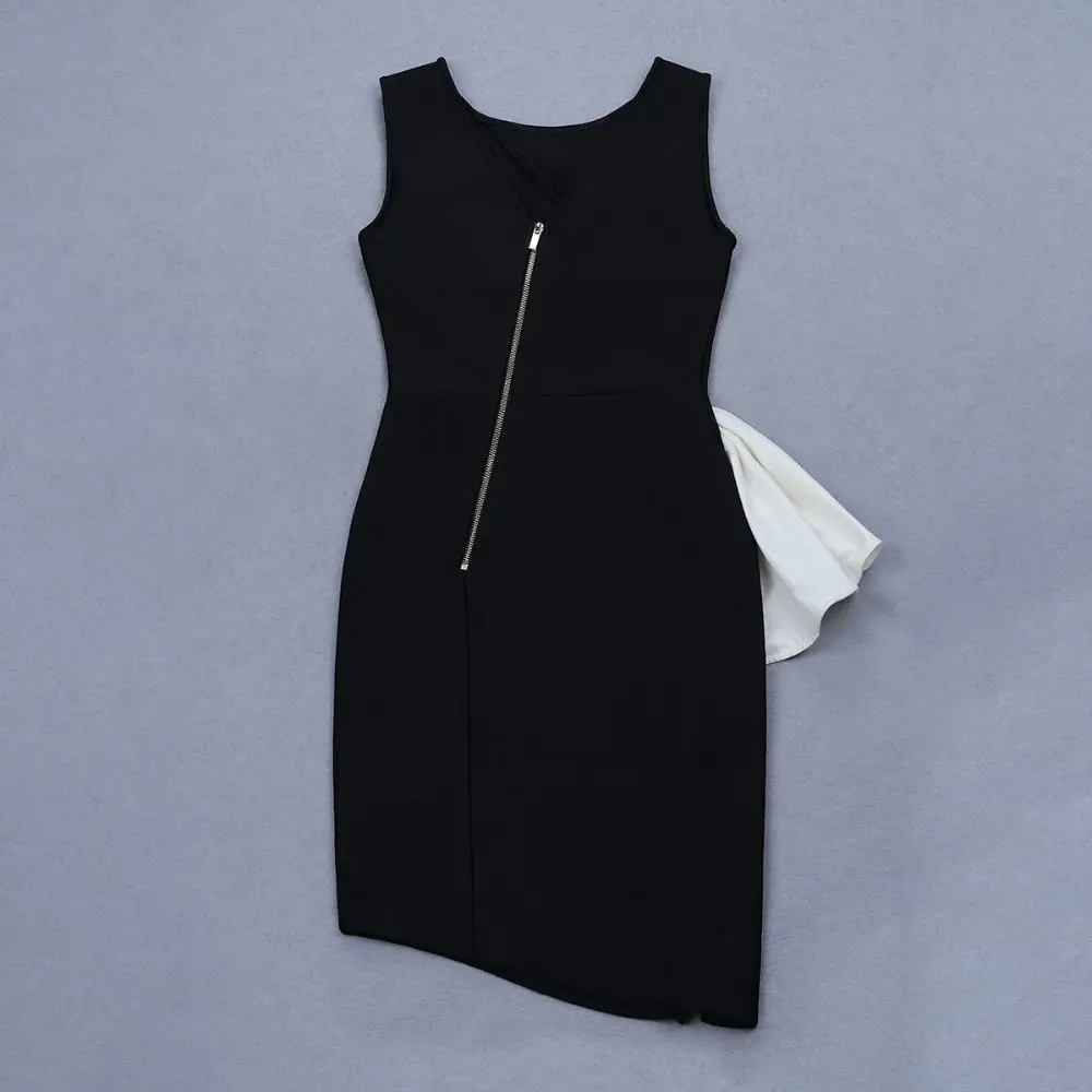 

Bandage Dress Black Fashion Women Autumn Winter Sexy Night Club Celebrity Party Dresses Bodycon