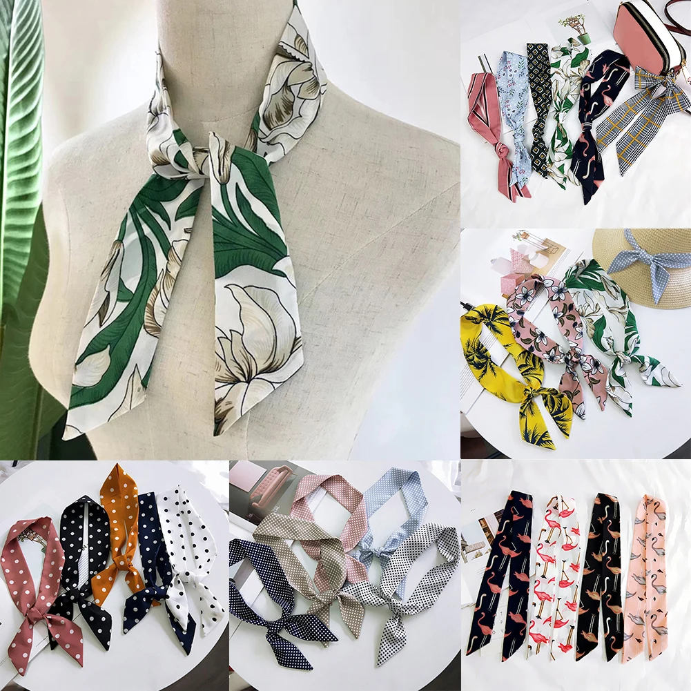 Шифоновый шарф повязка на голову для деловой вечеринки женский элегантный