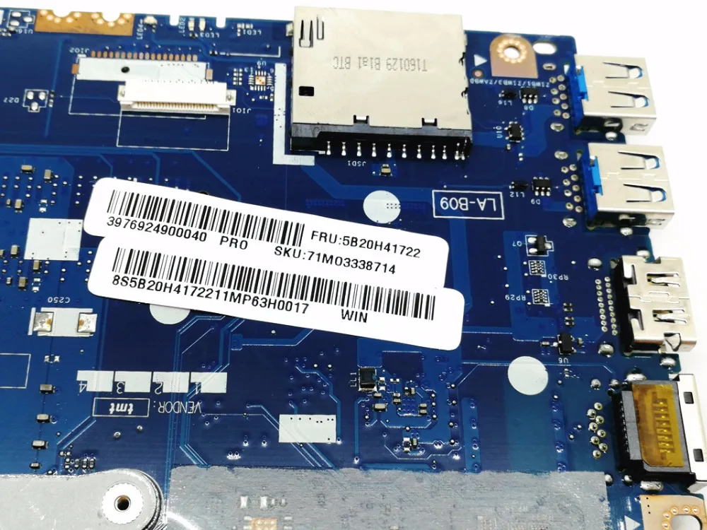 5B20H41722 материнская плата для ноутбука lenovo B40-80 с процессором SR215 3205 ZIWB2 ZIWB3 ZIWE1 LA-B092P тест основной платы ОК