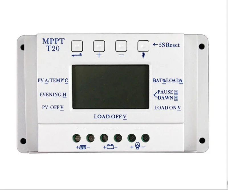 T20-12V24V20A solar street light controller temperature compensation Adjustable double time control PWM power | Обустройство дома
