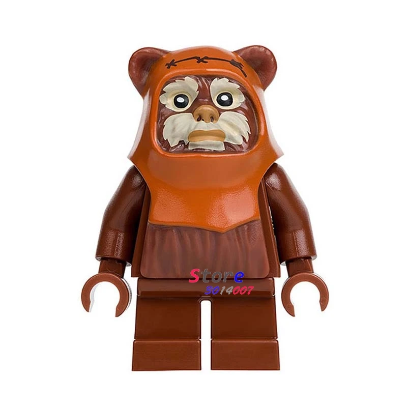 Один Logray pasloo Tan Ewok Tokkat Битва за эндор набор Teebo Калитка строительные блоки модели Кирпичи игрушки для детей - Цвет: pg738