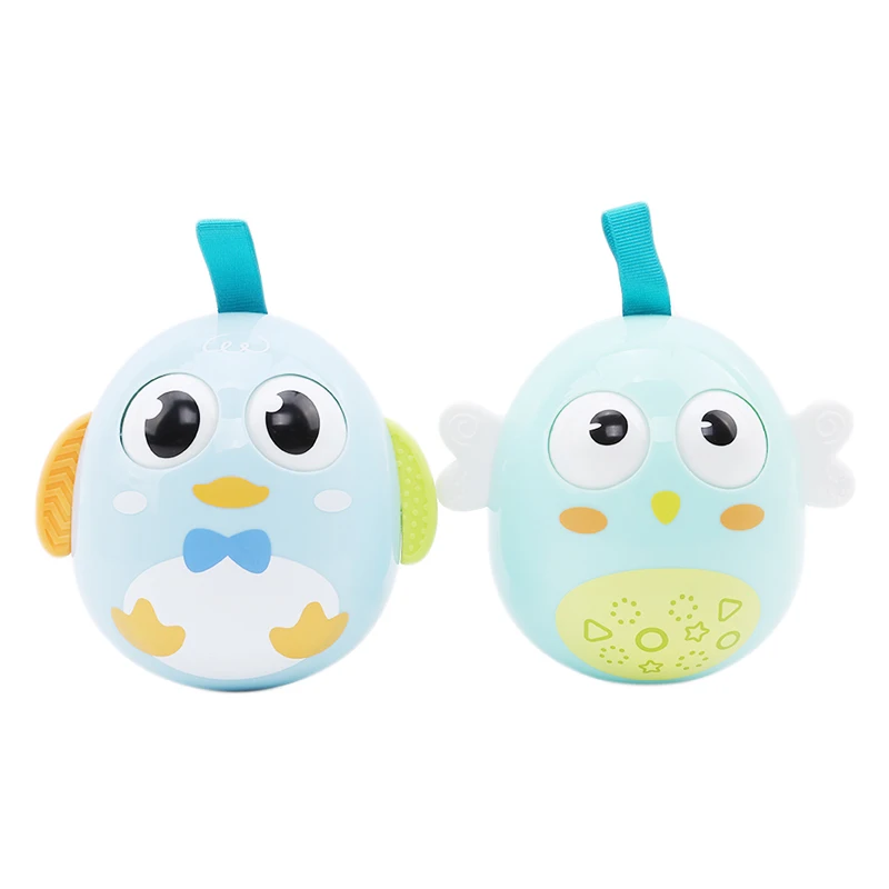 

New Arrival plastic Baby Cartoon Penguin Animal Blink Tumbler Toy Early Education toys Nodding Doll Baby Toys Gifts