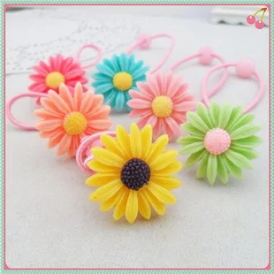 New Children's Baby Daisy Headdress Sun Flower Hair Ring Bands Tiara Princess Ropes For Children Acessorio De Cabelo T | Детская
