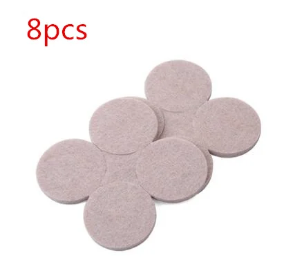C 8pcs 8-18 шт. самоклеющиеся квадратные войлочные подушечки для стула, стола, ног, пола, защита от царапин, немой Противоскользящий коврик для DIY, мебельные аксессуары - Цвет: C 8pcs