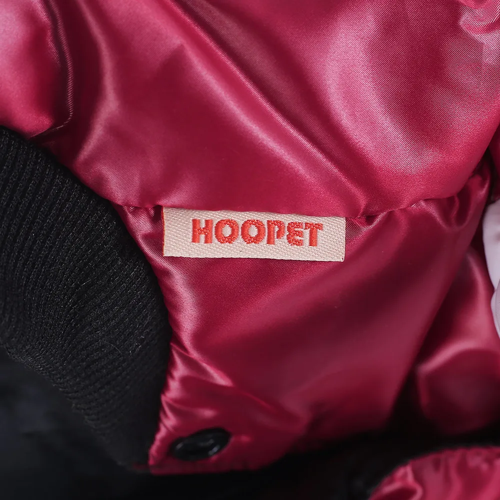 HOOPET собака полета Костюмы теплая одежда на Хлопчатобумажной Подкладке осень