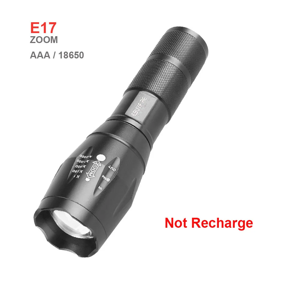 USB флэш-светильник перезаряжаемый XM-L T6 светодиодный 3800lm AAA фонарь светильник 500 м масштабируемый 18650 водонепроницаемый светильник s