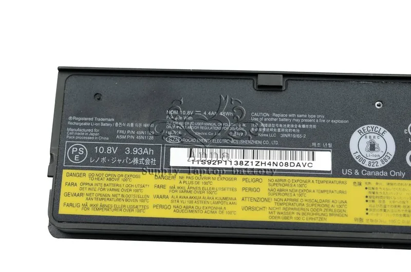 Оригинальный аккумулятор JIGU 45N1136 45N1131 45N1160 для ноутбука Lenovo Thinkpad X240 X240S T440 T440S