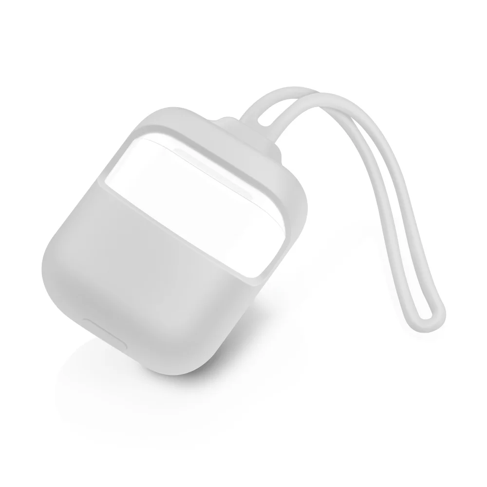Силиконовый ремешок защитный чехол для AirPods чехол для переноски Earpods для хранения AirPods зарядное устройство кожа противоударный водонепроницаемый
