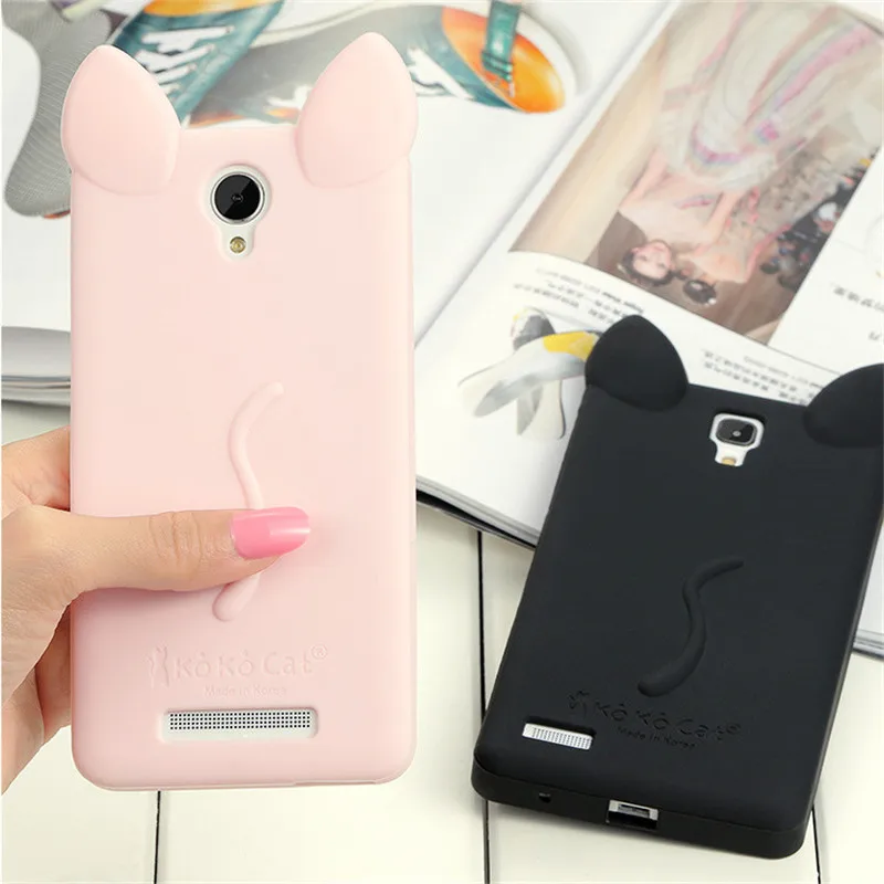 Xiaomi Redmi Note 3 чехол 3D Прекрасный Мультяшные кошачьи уши TPU гелевый Мягкий
