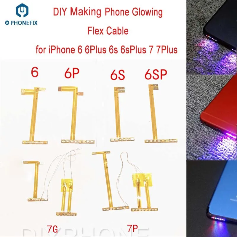 Светящаяся Светодиодная лампа для громкоговорителя iPhone 6 6P 6S 6SP 7 7P ремонт