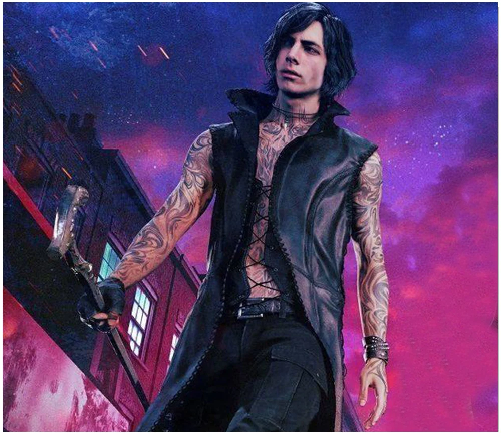 Новая игра DMC 5 косплей костюм для мужчин Vitale костюм Хэллоуин костюмы для мужчин карнавальный игровой костюм для мужчин на заказ