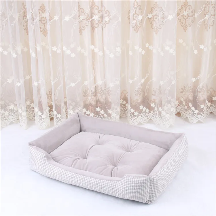 Light Grey Tyteps согревающая собачья кровать, домик для питомца, мягкая замша, собачье гнездо, зимнее теплое гнездо, питомник для кошки, щенка, плюс размер, Прямая поставка 80 - Цвет: Light Grey