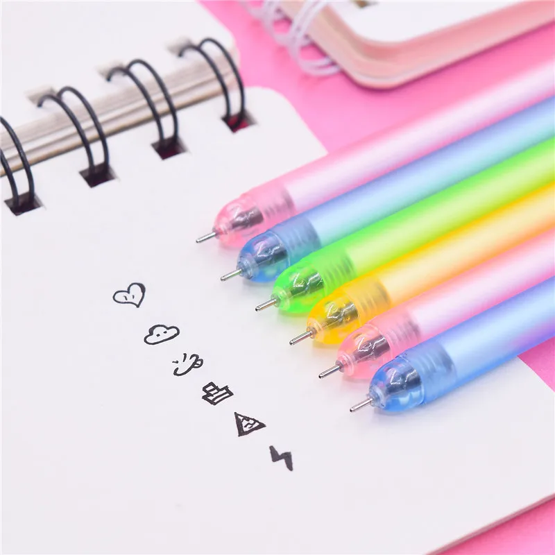 

Coloffice Creative Cartoon Carrot Shape Animal Pendant 0.5mm Black Ink Gel Pen Korean Stationery Students School Supplies 1Piece