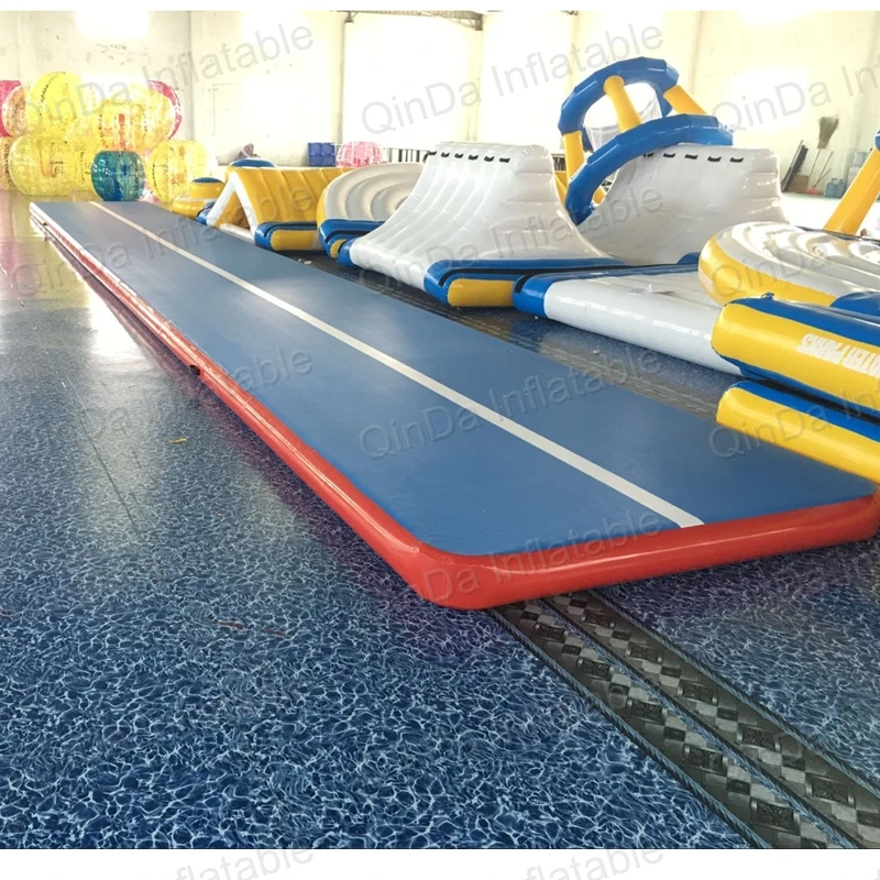 10*2*0.2 Meters Sealed DWF New Inflatable Tumble Track , Adult Gym Mat used air tracks for sale