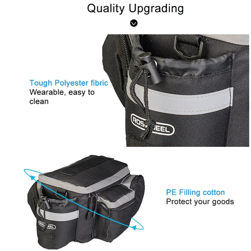 2018 велосипедная сумка для багажника заднего сиденья стойка большая емкость 3 в