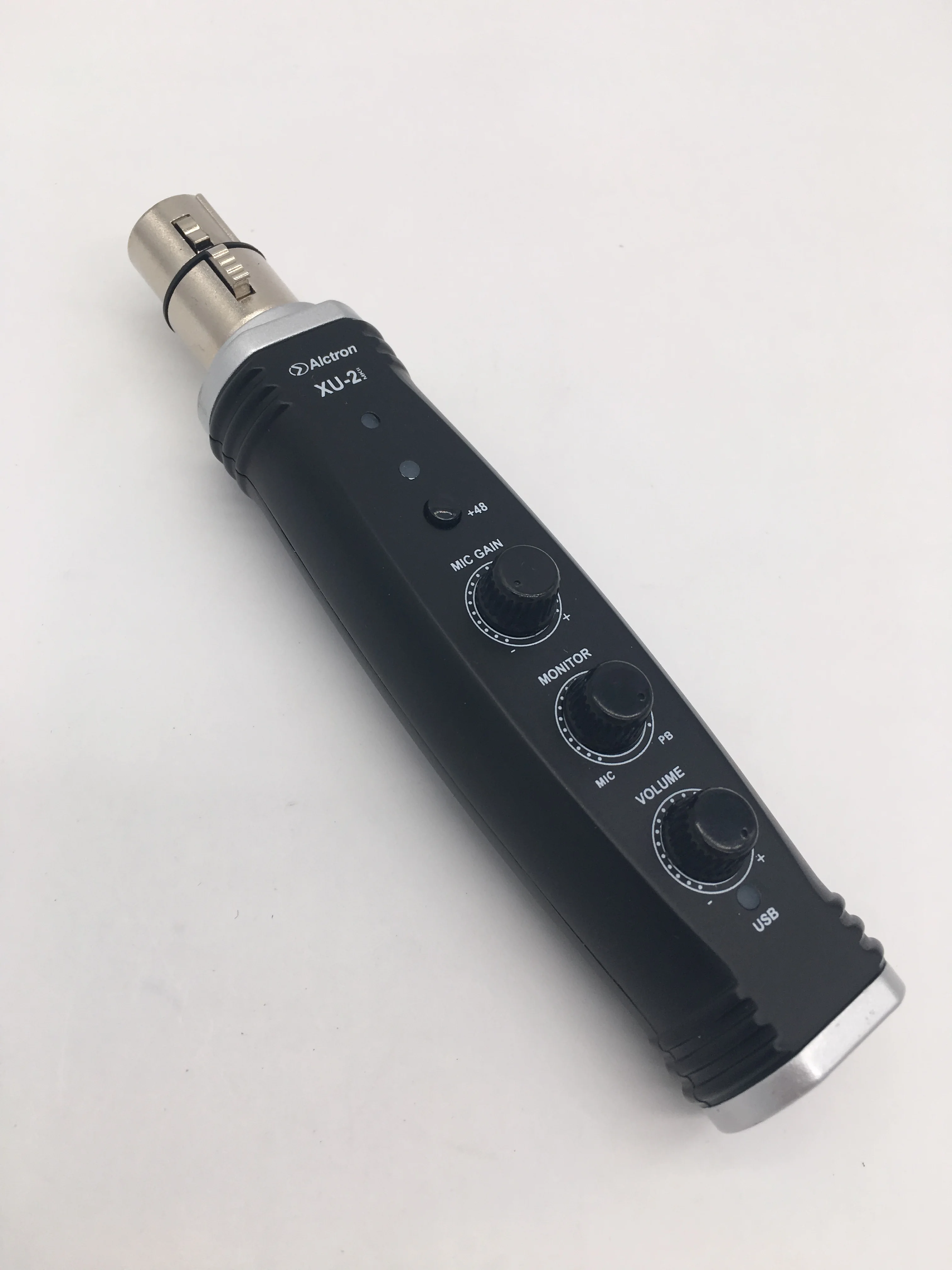 USB конвертер Alctron XU 2 MKII преобразователь XLR в микрофон предусилитель mic XLR/USB