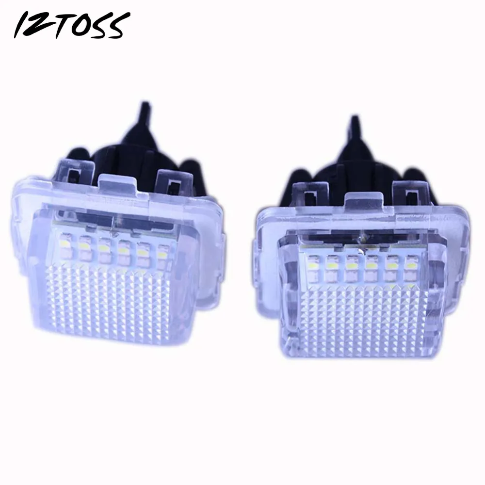 IZTOSS без ошибок 18 3528 SMD светодиодные лампы номерного знака для Mercedes-Benz W204 W212 |