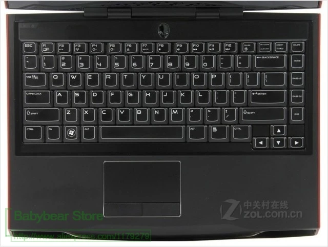 Силиконовая Защитная пленка для клавиатуры Dell Alienware M14X R2 M15x | Компьютеры и офис