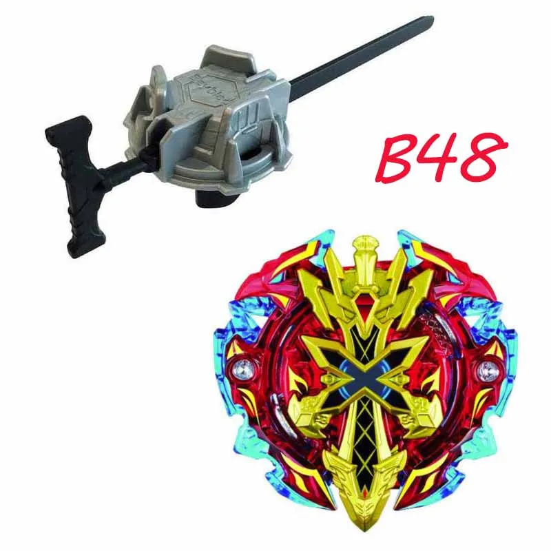 B48 No box Bey Bay Burst Starter Металл Fusion с пусковым устройством Stater набор волчок игрушки для детей - Цвет: B48 No box