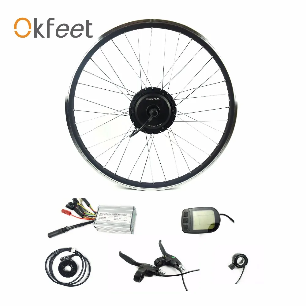 Okfeet 36 V/48 V 350 W набор преобразования для электрического велосипеда 20 24 26 27 5 28 700c