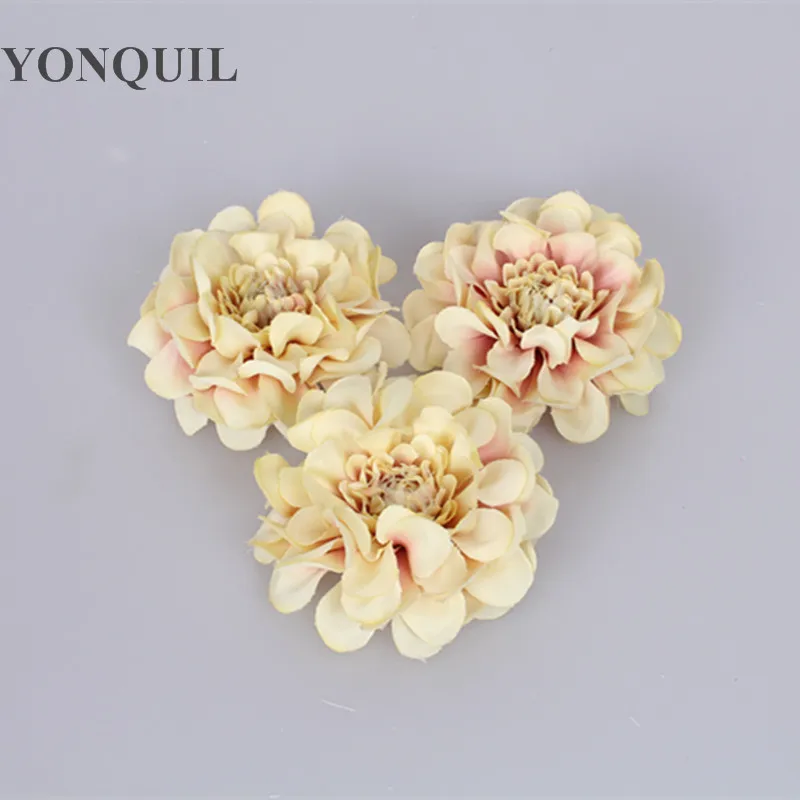 

Новый стиль, украшение из искусственных цветов для Шелковый цветок искусственный цветок голова DIY аксессуары реквизит для свадебной фотосъ...