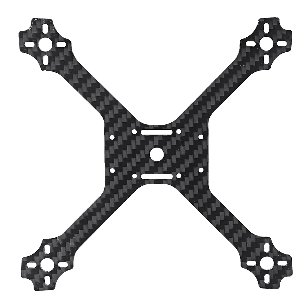 Eachine Tyro79 140 мм 3 дюйма DIY версия FPV гоночный Радиоуправляемый Дрон запасная часть Нижняя пластина 3 мм углеродного волокна