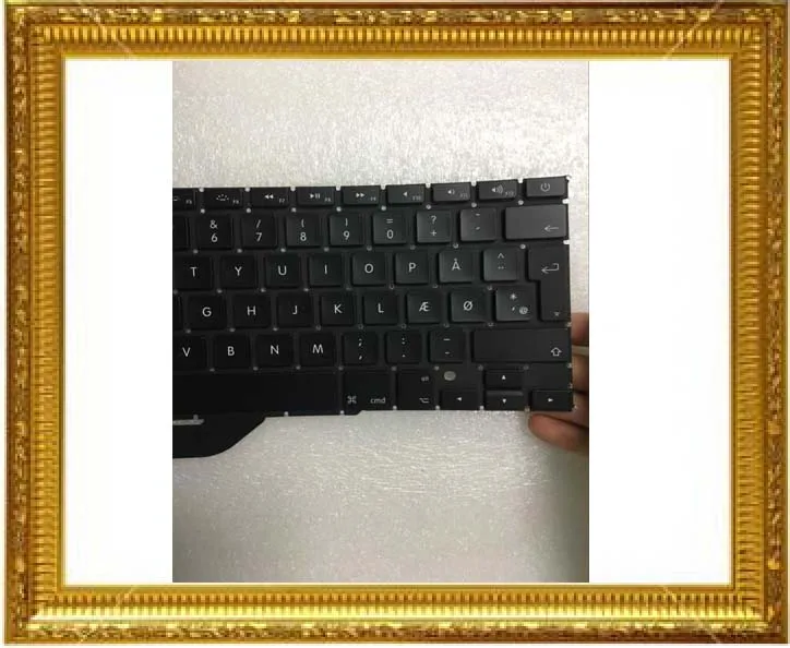 Совершенно новая клавиатура A1398 Датская Дания для Macbook Pro Retina 15 4 &quotA1398 DK