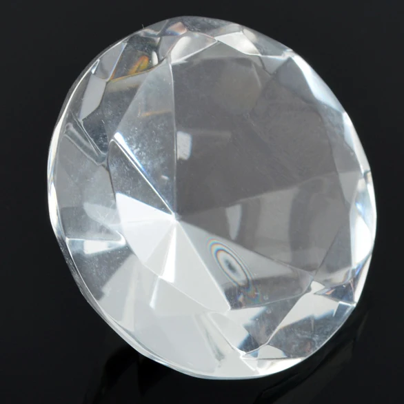 Фэн-шуй маленький хрустальный в форме бриллианта 5 цветов | Дом и сад