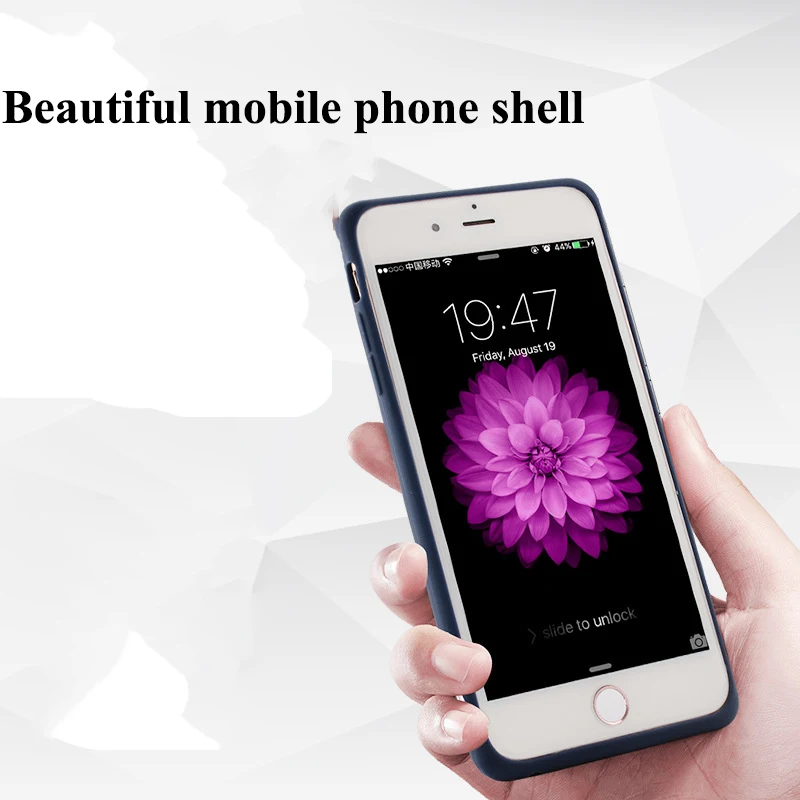 Ультра тонкий чехол для зарядки аккумулятора для iphone 8, чехол для резервного зарядного устройства, внешний аккумулятор для iphone 7 plus, дополнительный смарт-чехол, 5000-7200 мАч