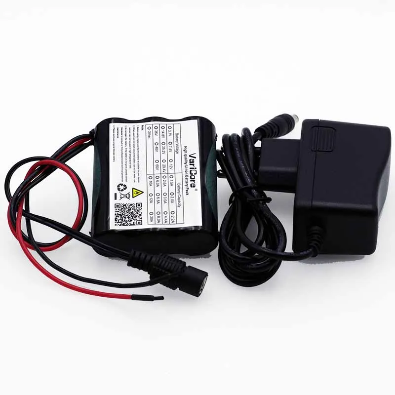 VariCore 12 V 2600 mAh 18650 литий-ионная аккумуляторная батарея для 35W LED лампы CCTV камеры 2.6A