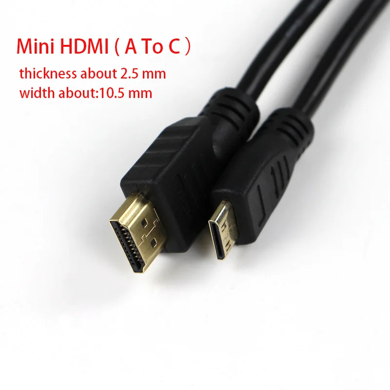 1 5 м HDMI для Mini кабель 3D 4 AV 1080 P Видеорегистраторы автомобилей PS3 HDTV ЖК дисплей к C