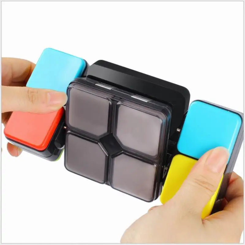 15 Levels Music Magic Cube Skew Changeable Intelligent Puzzle with Led Light Anti Stress Electronic Toy | Игрушки и хобби
