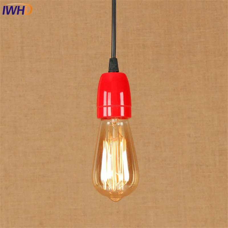 Цветной керамический современный светодиодный подвесной светильник IWHD в стиле