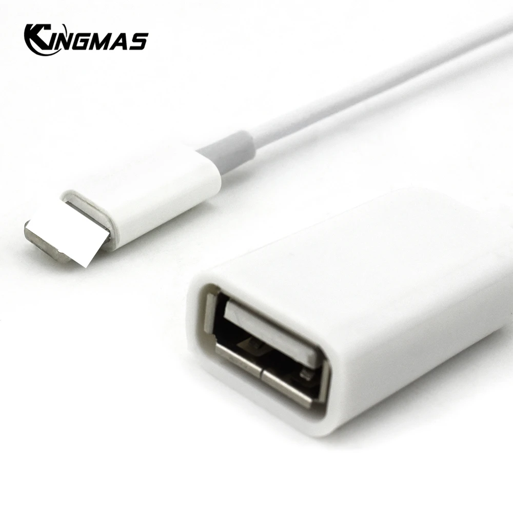 USB OTG адаптер кабель передачи данных Переходный Разъем конвертер для Apple IPhone X 5 6 7 8