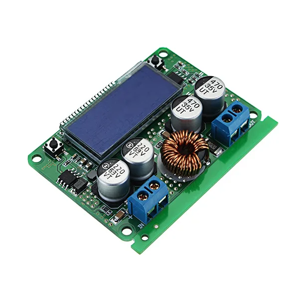 7A DC 60V Регулируемый понижающий модуль питания напряжение тока ЖК дисплей