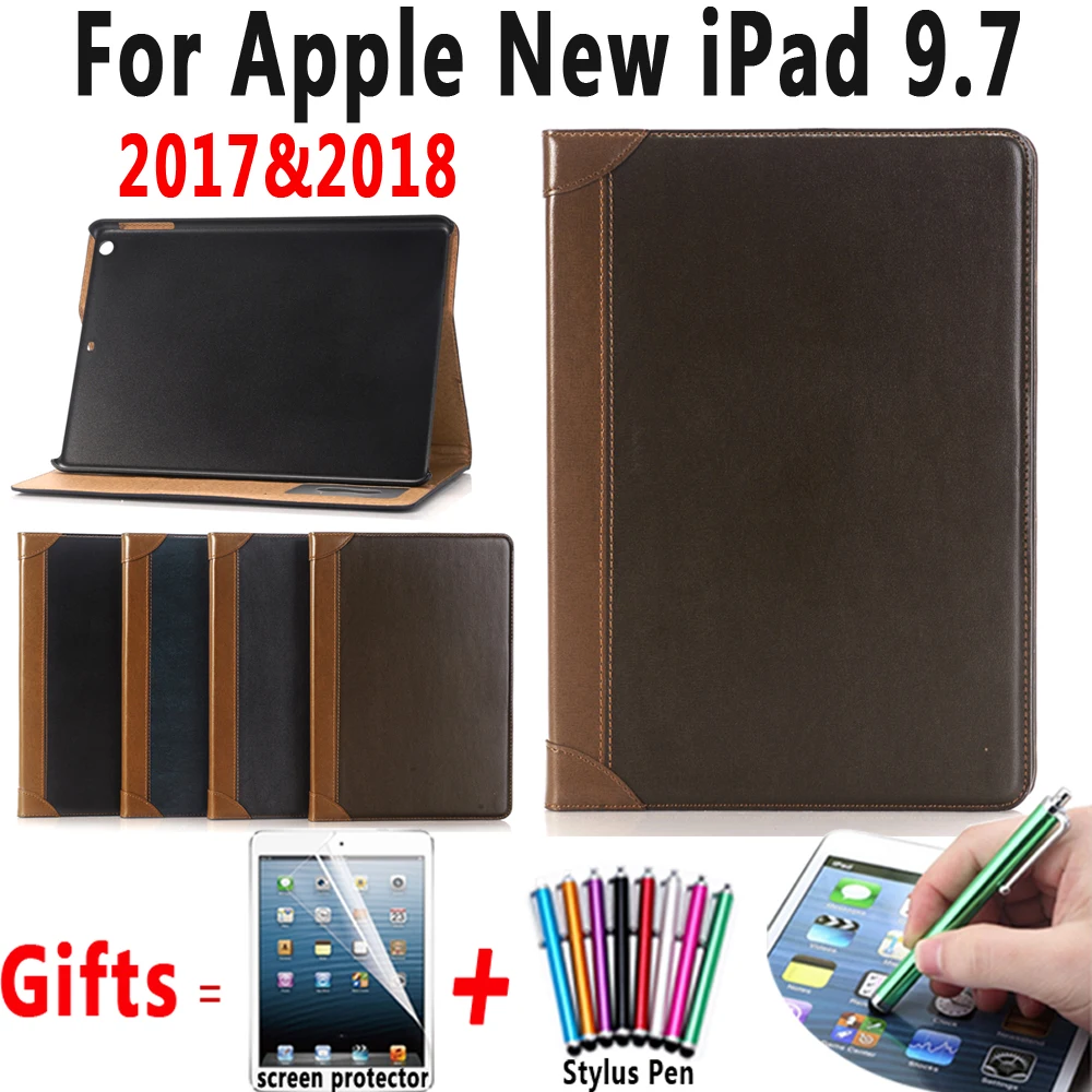 Кожаный чехол премиум-класса с рисунком книги для Apple новый iPad 9 7 2017 2018 A1822 A1823 A1893 +