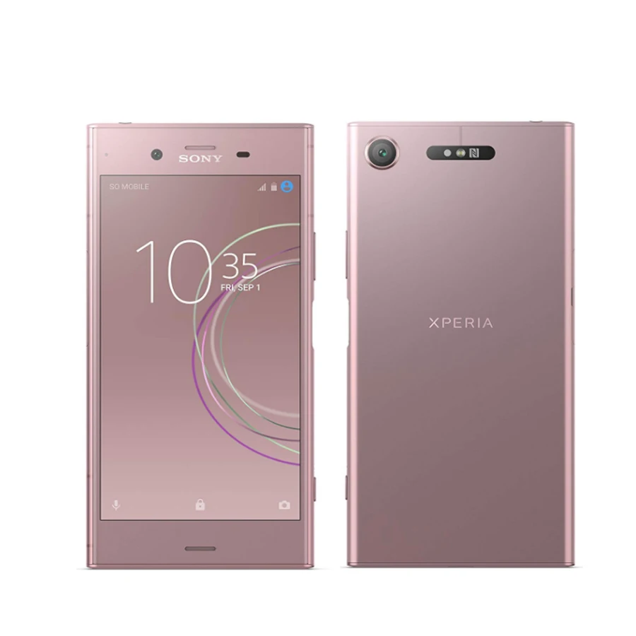 Мобильный телефон sony Xperia XZ1 G8342, 4G LTE, 5,2 дюймов, 4 Гб ОЗУ, 64 Гб ПЗУ, четыре ядра, отпечаток пальца, Android, две sim-карты, смартфон