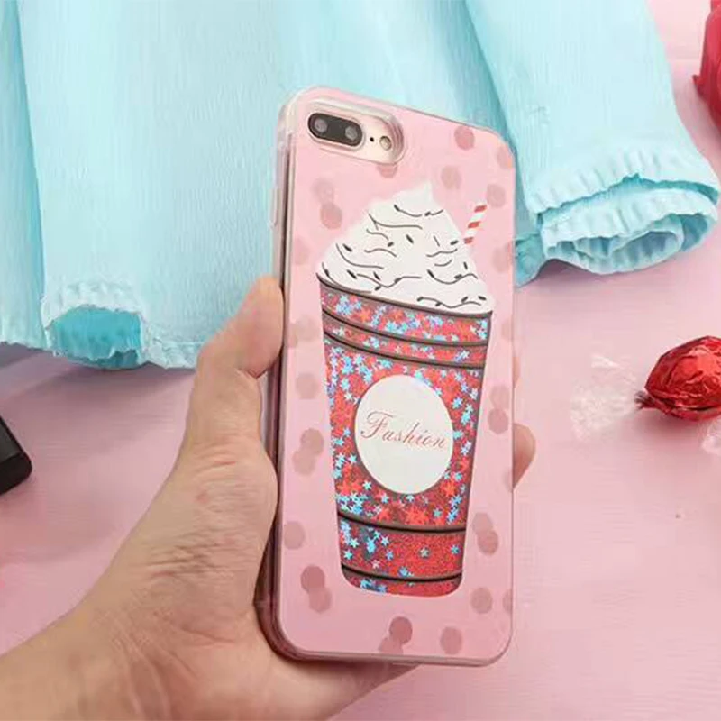 Luoyy fenjj зыбучий песок чехол для iPhone 6 6s 7 Plus Жесткий ПК задняя крышка ТПУ бампер