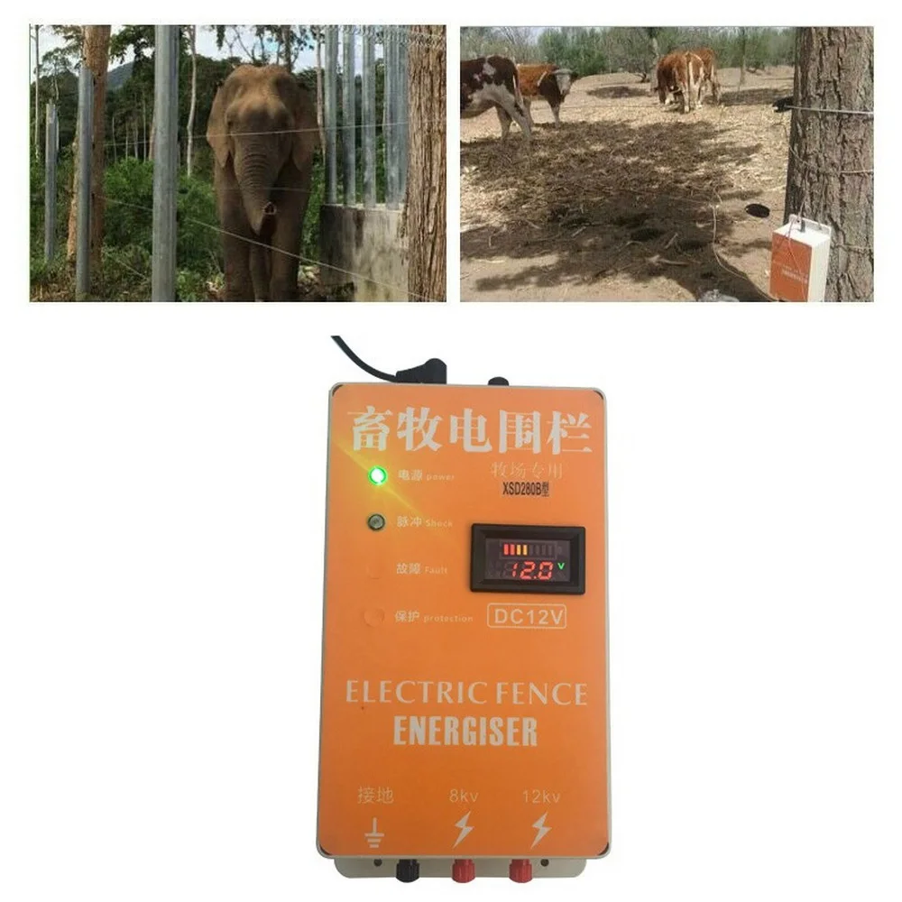 20 км солнечная электрическая изгородь Energizer Зарядное устройство контроллера
