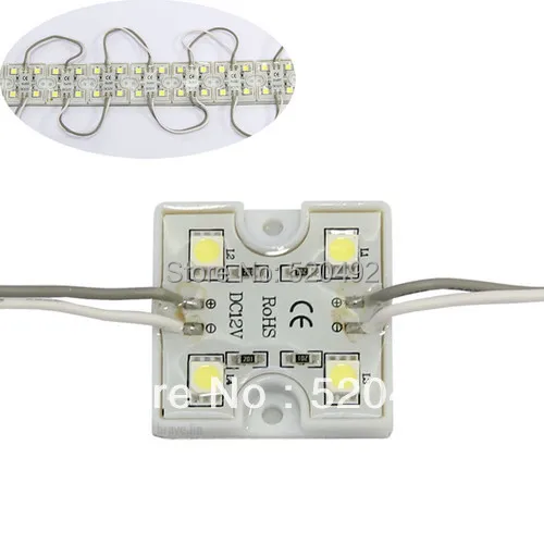 20 шт. 5050 SMD 4 Led s холодный белый Светодиодный светодиодный модуль лампы Бесплатная