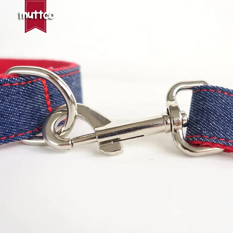 MUTTCO розничная продажа специальный дизайн ошейник для питомца с галстуком