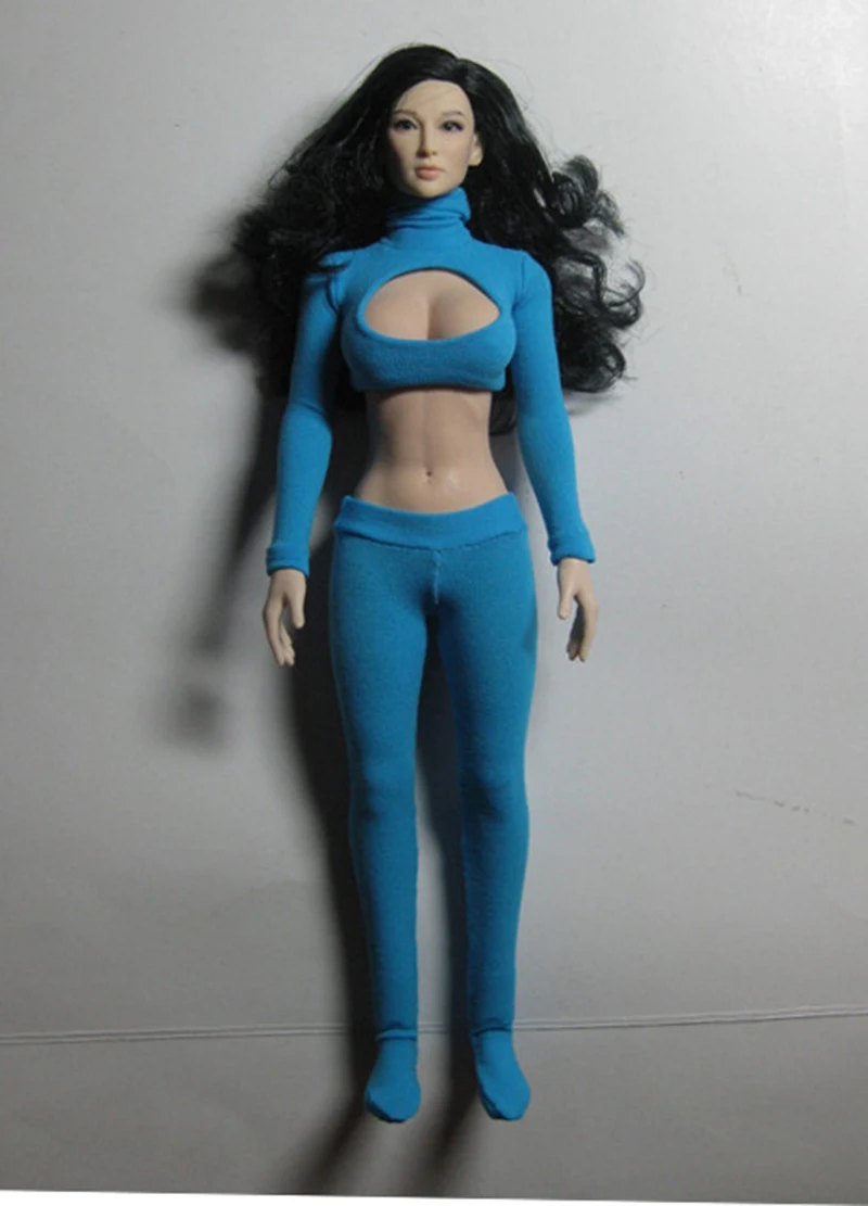 

1/6 Sexy female clothing set Tight and casual yoga clothes girl body suit Model Fit 12'' Female seamless Body without body head