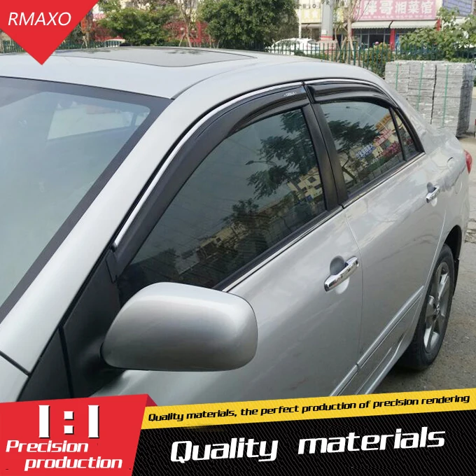 Пластиковый защитный козырек от солнца и дождя для TOYOTA corolla 4 шт./компл. 2007