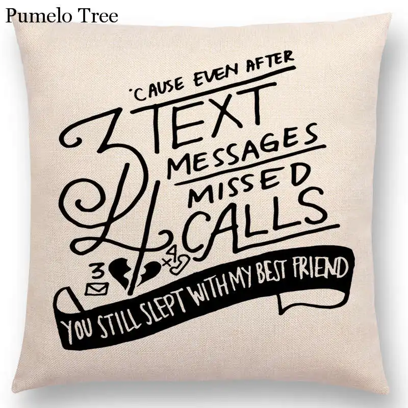 Горячая Распродажа черно белые декоративные буквы значимые слова теплые