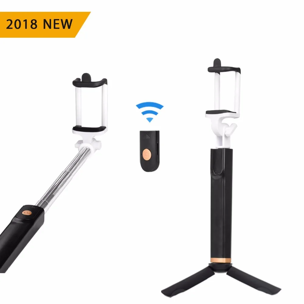 Duszake монопод селфи палка для смартфона палки Bluetooth Выдвижная штатив Gopro Xiaomi Iphone