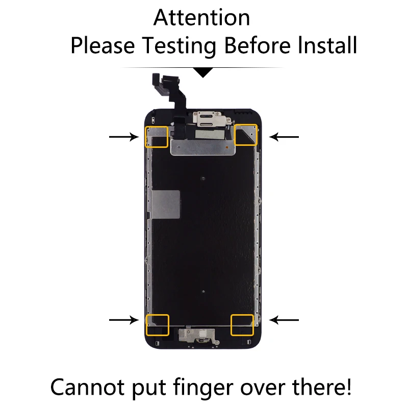 1PC Full Set LCD For iPhone 6S plus Display Home button+Front camera+3D Touch Screen Digitizer Assembly DHL shipping | Мобильные