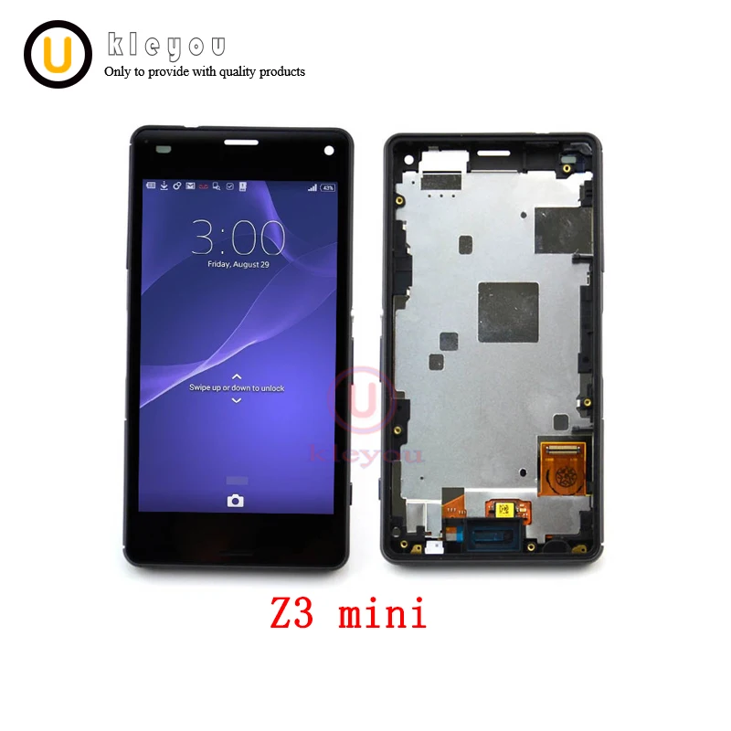 4 6 &quotоригинальный Сенсорный экран ЖК дисплей для SONY Xperia Z3 компактный Дисплей Frame