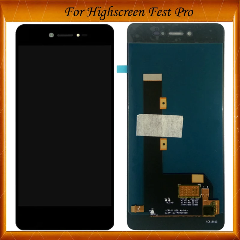 100% Tested OK 5inch For Highscreen Fest Pro Touch Screen with LCD Display Assembly Digitizer phone parts | Мобильные телефоны и