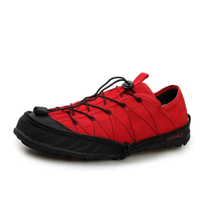 Zipper Quick Dry Outdoor Walking Sneakers Portable Shoe Breathable Casual Trail Climbing Pocket Shoes Zapatilla | Обувь